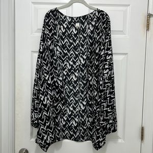 Rag Therapy Abstract Print Kimono